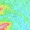 Mappa topografica Marburgo, mappa di rilievo, mappa dell'altitudine