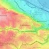 Mappa topografica El Madania, altitudine, rilievo