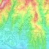 Mappa topografica Negrar di Valpolicella, altitudine, rilievo