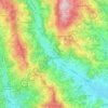 Mappa topografica Chiampo, altitudine, rilievo