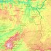 Mappa topografica Guarda, altitudine, rilievo