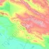 Mappa topografica 柴旦镇, altitudine, rilievo