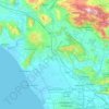 Mappa topografica CE, altitudine, rilievo