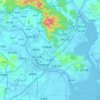 Mappa topografica 丰泽区, altitudine, rilievo