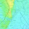 Mappa topografica Pasig, mappa di rilievo, mappa dell'altitudine