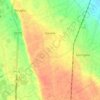 Mappa topografica Surano, altitudine, rilievo