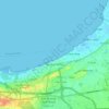 Mappa topografica Bordj El Kiffan, altitudine, rilievo