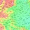 Mappa topografica 河南省, altitudine, rilievo