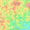 Mappa topografica 永春县, altitudine, rilievo