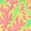 Mappa topografica Livigno, altitudine, rilievo