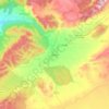 Mappa topografica Sebdou, altitudine, rilievo