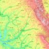 Mappa topografica 庄浪县, altitudine, rilievo