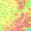 Mappa topografica 松花江, altitudine, rilievo