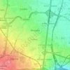Mappa topografica Afragola, altitudine, rilievo
