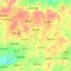 Mappa topografica 康保县, altitudine, rilievo