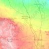 Mappa topografica Acquaviva delle Fonti, mappa di rilievo, mappa dell'altitudine