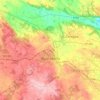 Mappa topografica Alberobello, mappa di rilievo, mappa dell'altitudine