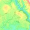 Mappa topografica Nurri, altitudine, rilievo