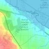 Mappa topografica Riserva Naturale Statale di Torre Guaceto, altitudine, rilievo