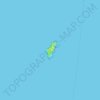 Mappa topografica Isola di Cerboli, altitudine, rilievo
