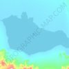 Mappa topografica 希里沟湖, altitudine, rilievo
