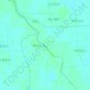 Mappa topografica 滏阳河, altitudine, rilievo