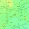Mappa topografica 中亭河, altitudine, rilievo
