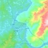 Mappa topografica 富屯溪, altitudine, rilievo