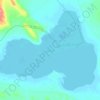 Mappa topografica 红碱淖, altitudine, rilievo