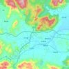 Mappa topografica 木兰溪, altitudine, rilievo