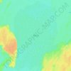 Mappa topografica 罗布泊, altitudine, rilievo