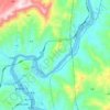 Mappa topografica 建溪, altitudine, rilievo