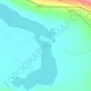 Mappa topografica 大柴旦湖, altitudine, rilievo