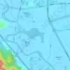 Mappa topografica 旗山湖, altitudine, rilievo